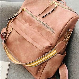 Vintage Rose Backpack Purse